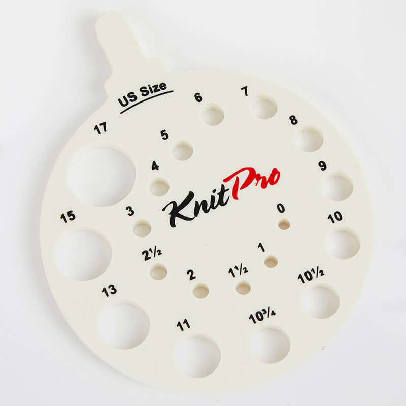 KnitPro stickmått runt vitt
