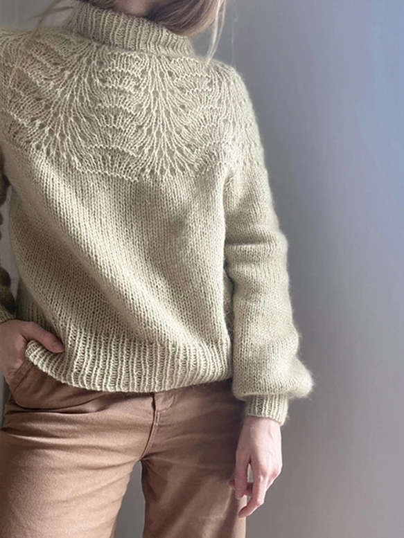 le knit - Peacock sweater