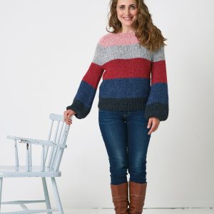 Raglanjumper i ränder (896243)