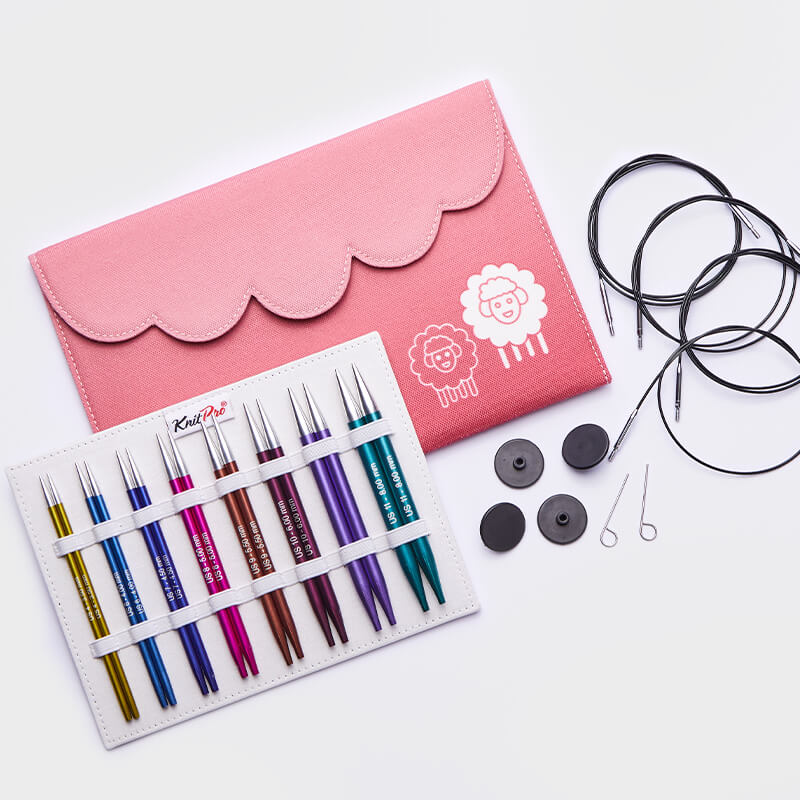 KnitPro Zing Ändstickor - DeLuxe Set