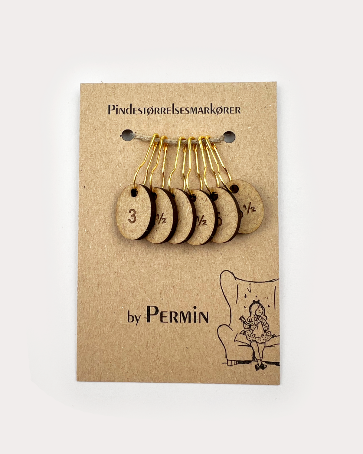Provstickning/Storleksmarkörer, 6 st