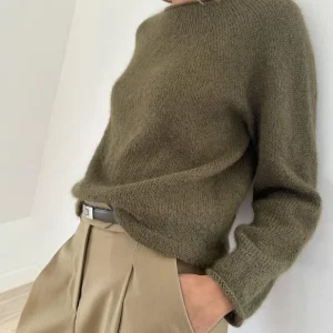 le knit - Plain Yoke Blouse