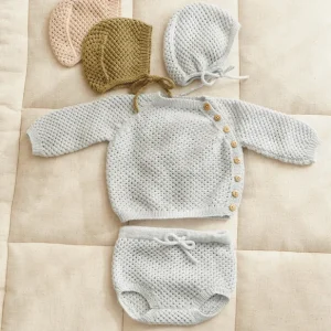 April Cardigan, Pants & Bonnet Baby