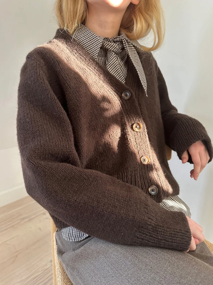 le knit - Chunky Mouliné Cardigan
